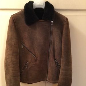 Shearling Motorcycle Jacket
